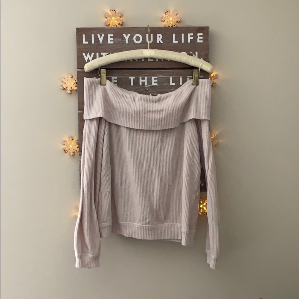 Abercrombie off the shoulder sweater